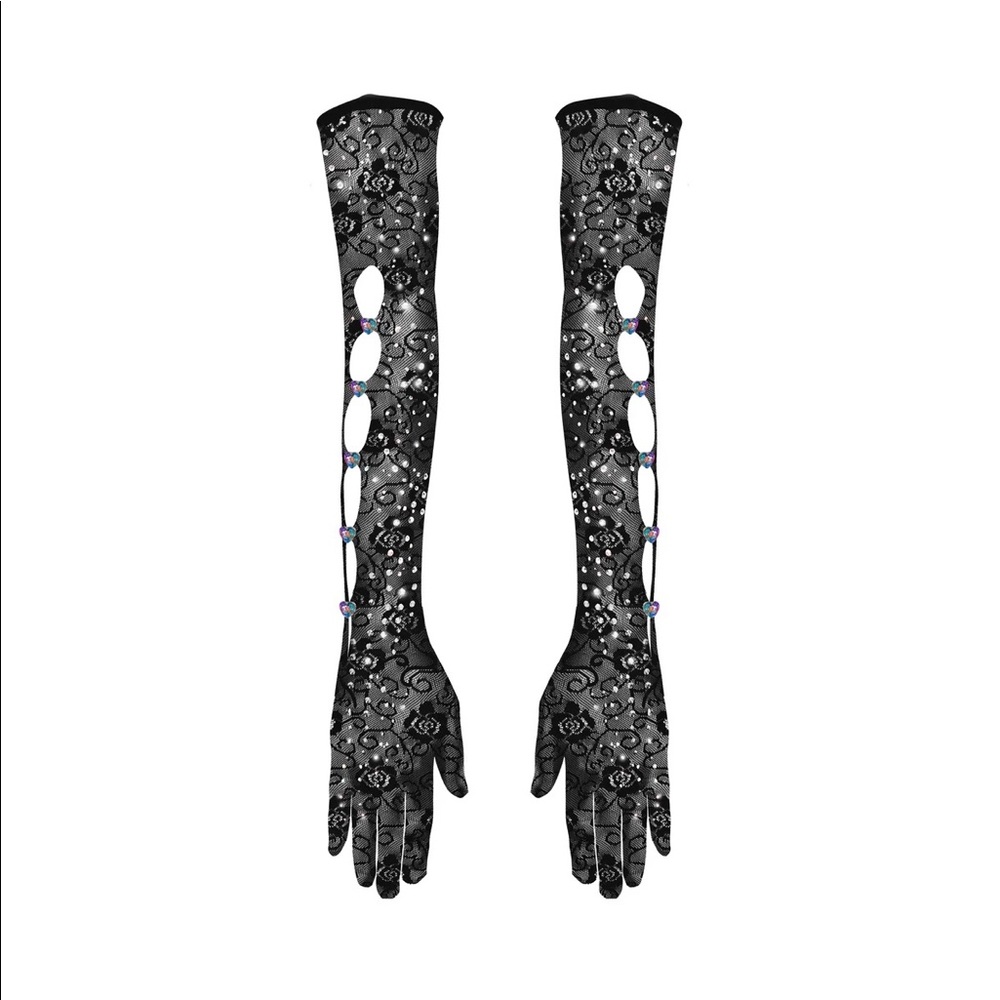 Poster Girl Rhinestone Gracie Gloves
